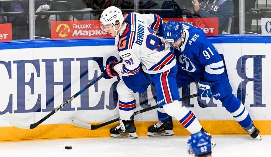    СКА одержал трудную победу над «Динамо» в Москве. Фото: Соцсети ХК СКА