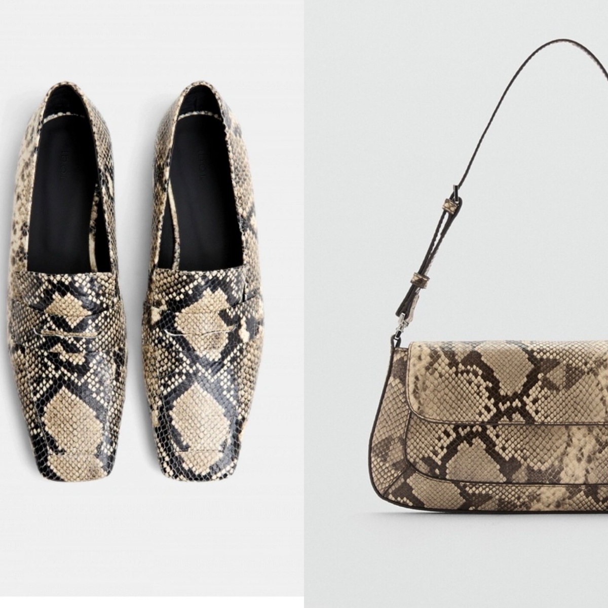 Сумка Mango и лоферы Idol