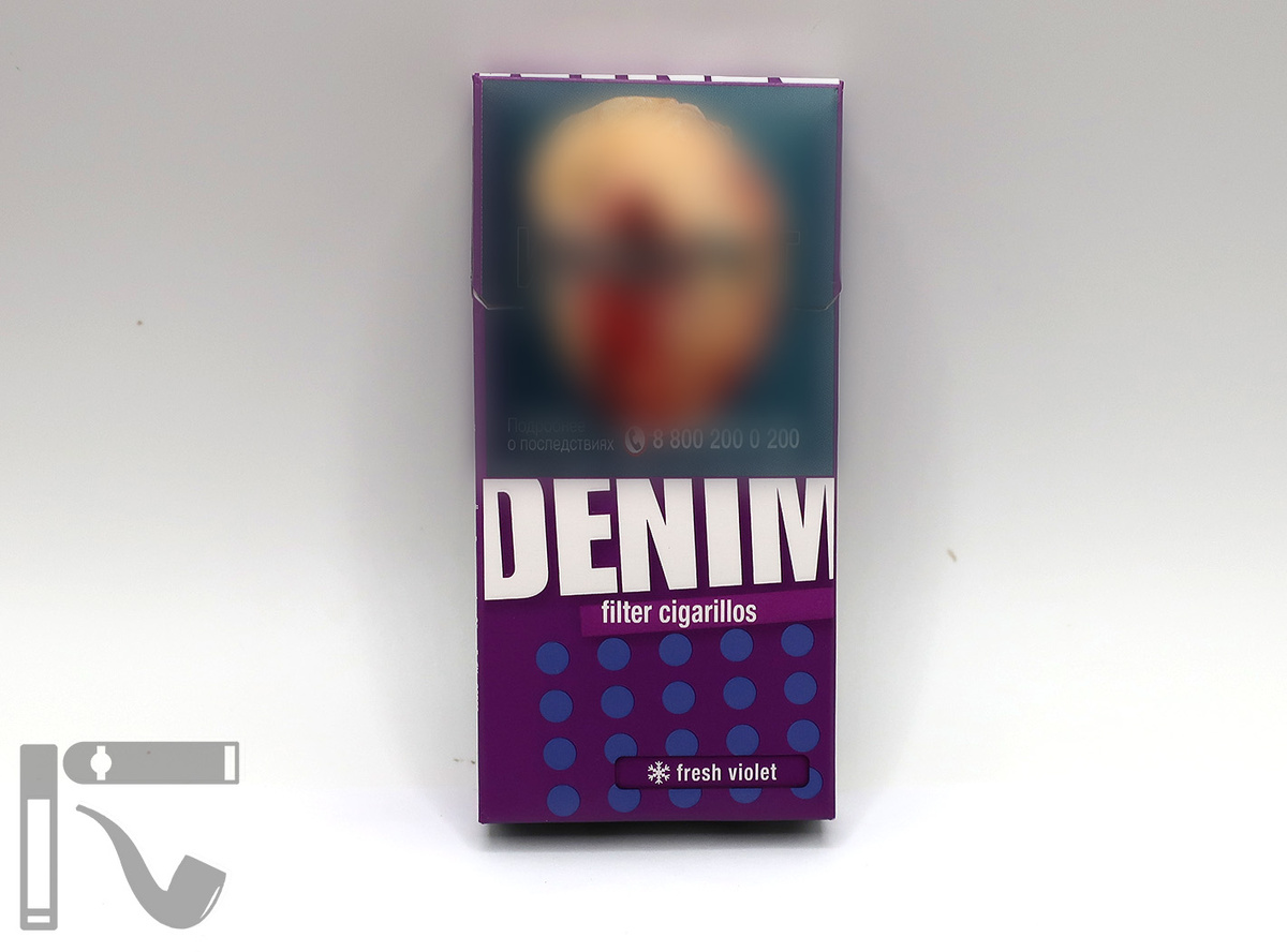 Сигариллы Denim Fresh Violet. Фото: © канал "Уголок Курильщика"