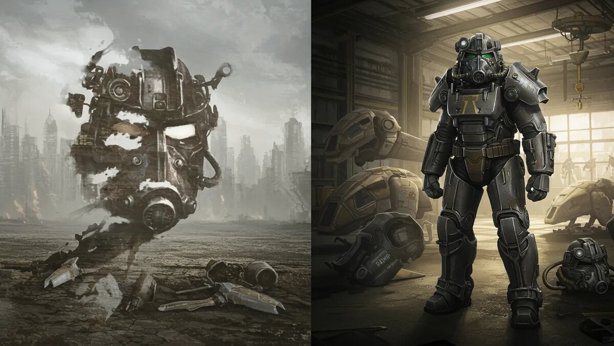 Когда Братство Стали решило обновиться: больше роботов, меньше постапокалипсиса! 🤖✨