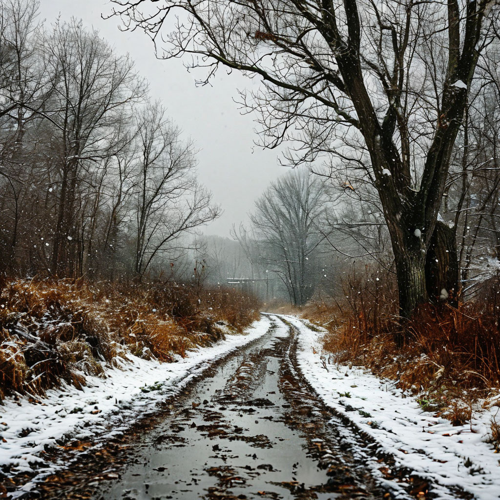 Апрельский снег.