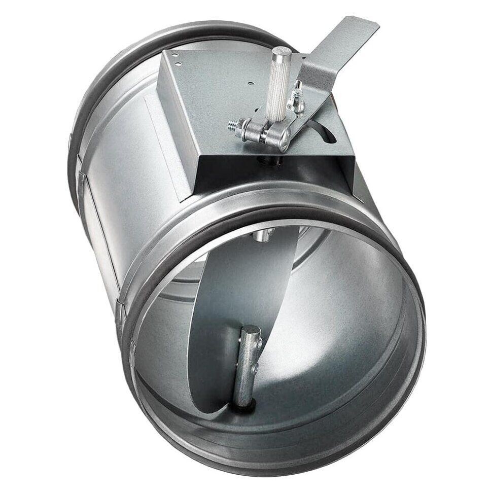 Регулировочный клапан не плотно подогнан к стенкам канала. У него нет задачи полностью перекрыть поток.