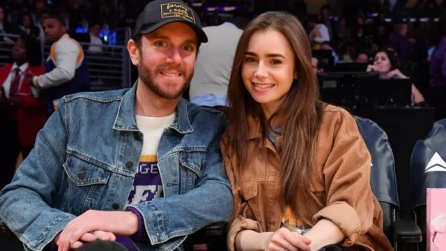 Лили Коллинз и Чарли Макдауэлл поженились в 2021 годуАвтор фото,Getty Images