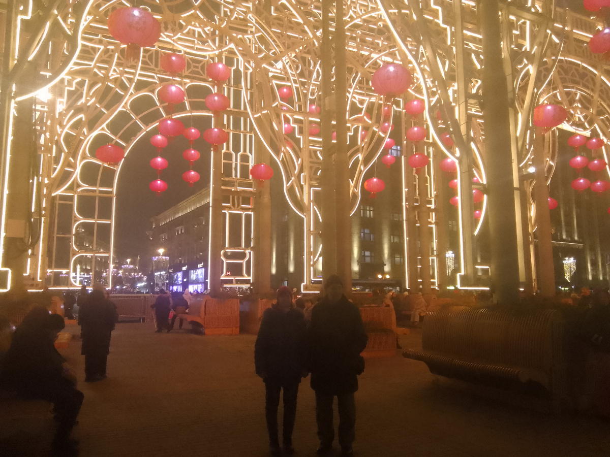 Дед Игнат с супругой. 