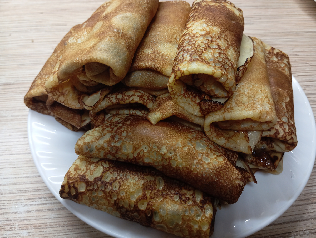 Блины с вареньем