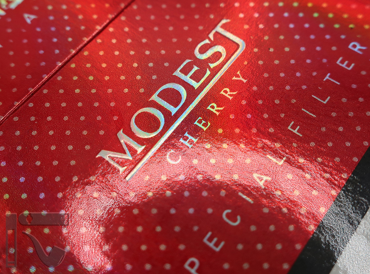 Сигареты Modest Cherry. Фото: © канал "Уголок Курильщика"