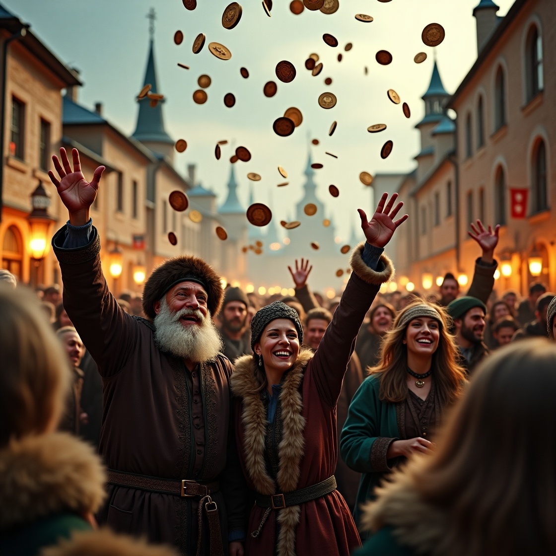 Раньше не было бумажных купюр, были только металлические деньги. Во времена Ломоносова произошел интересный факт: когда ему дали премию в 2000 рублей, то общий вес этой премии составил почти тонну, поэтому ему пришлось нанять телегу с рабочими, чтобы увезти свои деньги домой.