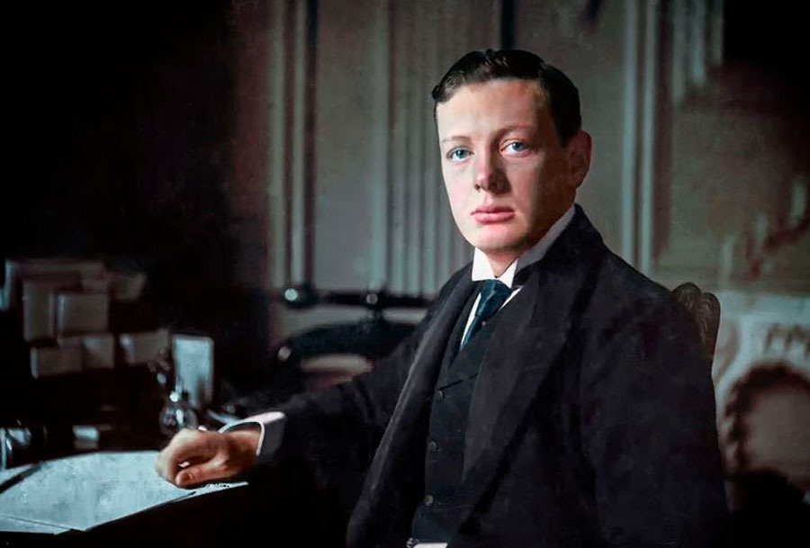 Молодой Черчилль