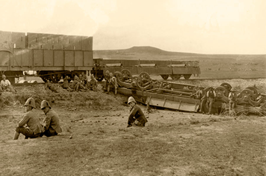 Бронепоезд, на котором путешествовал Черчилль