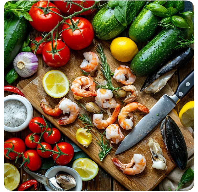 Ингредиенты для салата…..