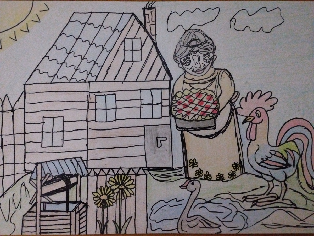 Рисунок нарисован собственноручно