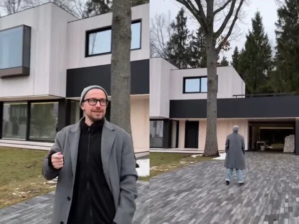   Петров показал свой новый дом, фото: соцсети