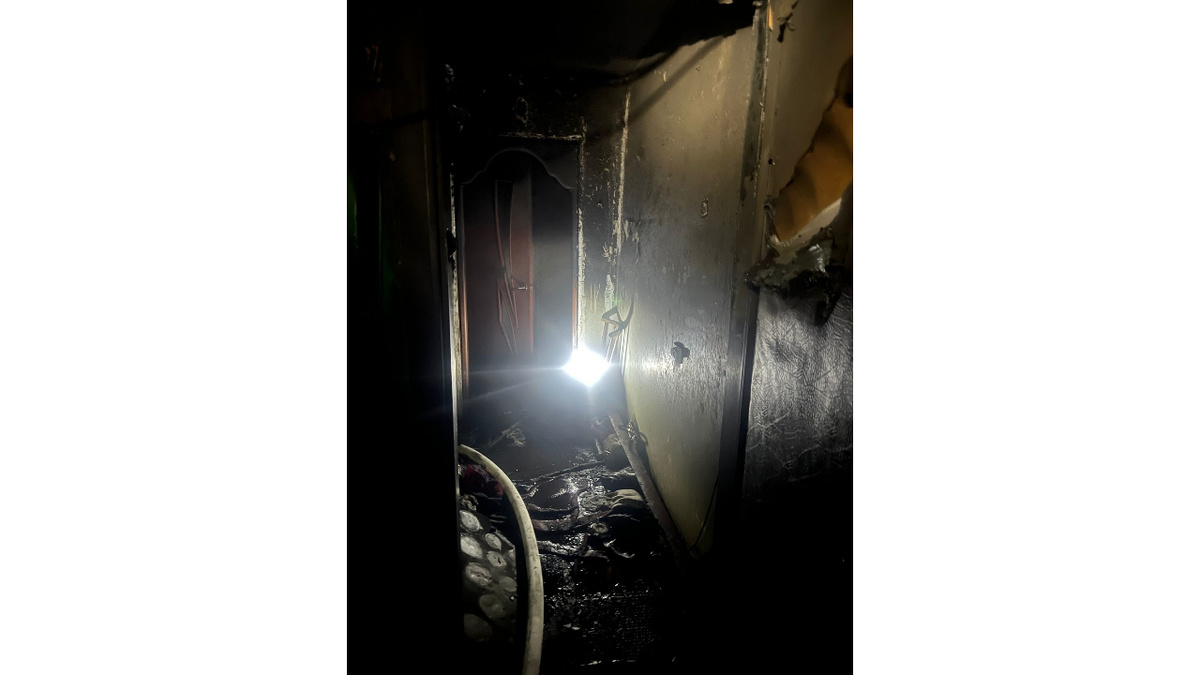    На пожаре в Курской области пострадал 1 человек