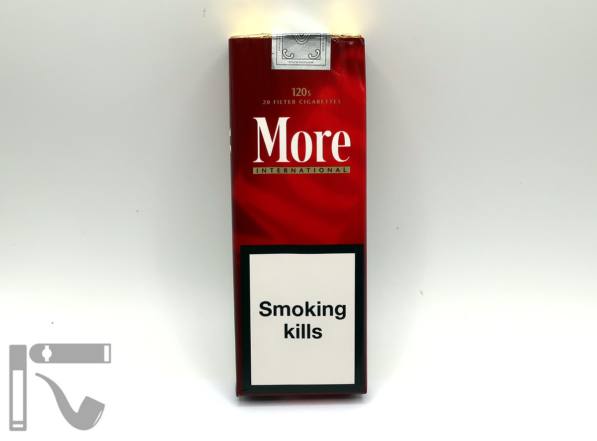 Сигареты More International Red. Фото: © канал "Уголок Курильщика"