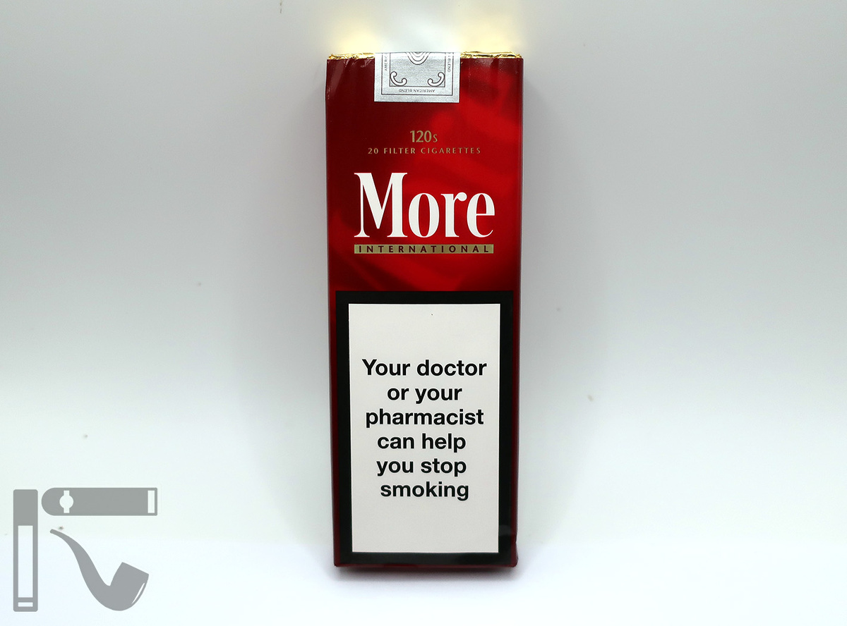 Сигареты More International Red. Фото: © канал "Уголок Курильщика"
