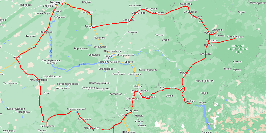 Ну очень нестандартный автомаршрут по Алтаю.