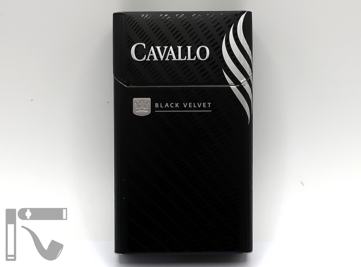 Сигареты Cavallo Black Velvet. Фото: © канал "Уголок Курильщика"