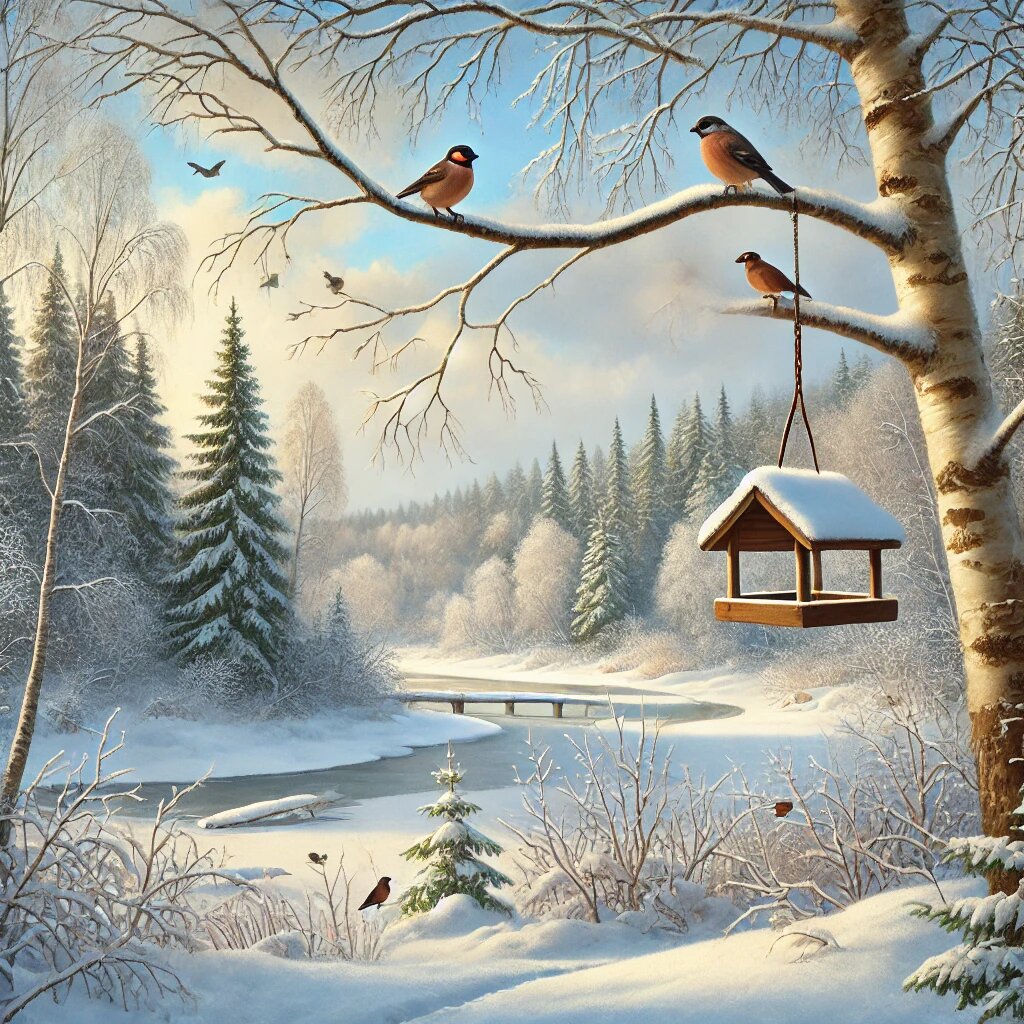 Февраль в природе