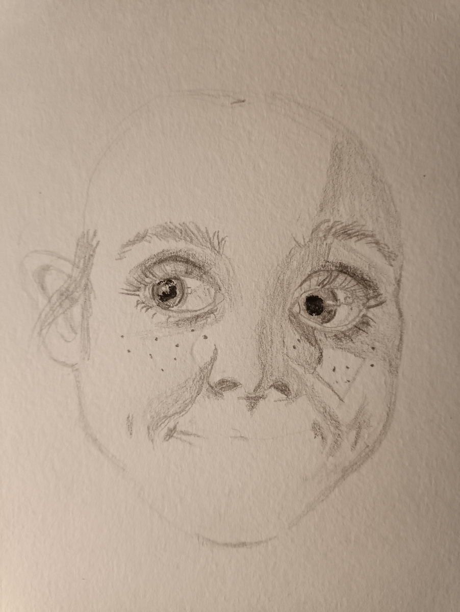 Фото автора. Брови.