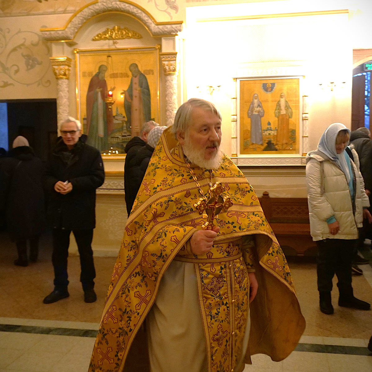 Сегодня отец Александр после ранней Литургии. 2 февраля 2025 год. Москва. Храм свт.ИОВА
