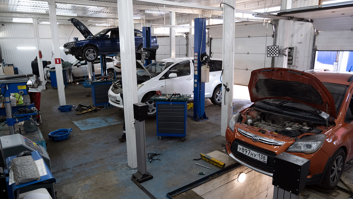 В одном из наших автосервисов. Фото "Автотайм Сибирь"