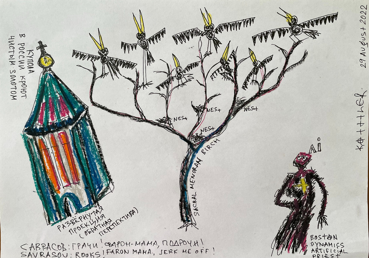 Август Котляр "Грачи прилетели 3.0" 2022 год