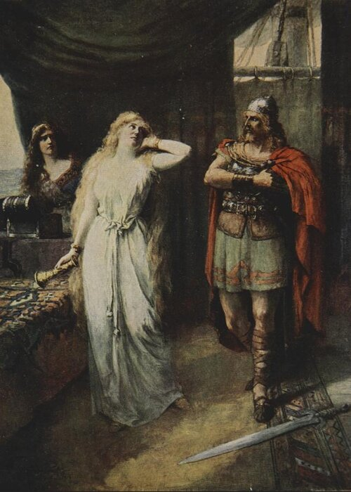 Фердинанд Леке. Тристан и Изольда, 1865. Частная коллекция