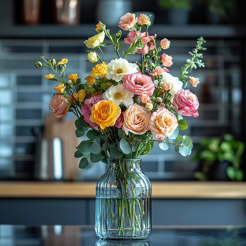 Букет девушке на 14 февраля LetLoveBloom