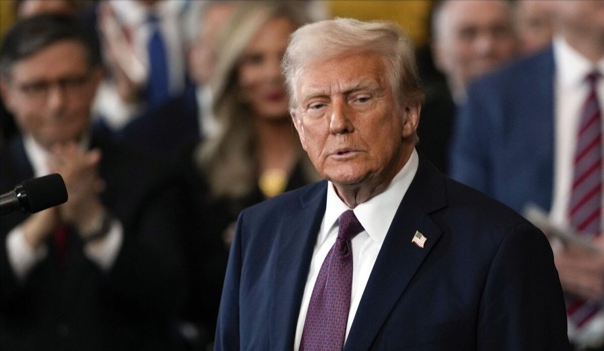     Президент США Дональд Трамп. Источник: © AP Photo Автор фото: Julia Demaree Nikhinson