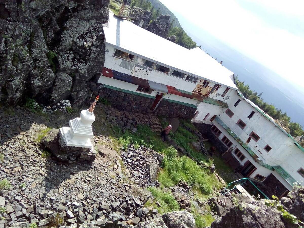 Так выглядел монастырь, фото руководителя компании "Душа Урала", Игоря Каленёва