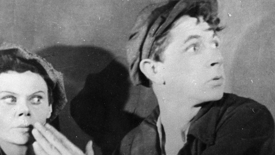 Евгений Лебедев в молодости