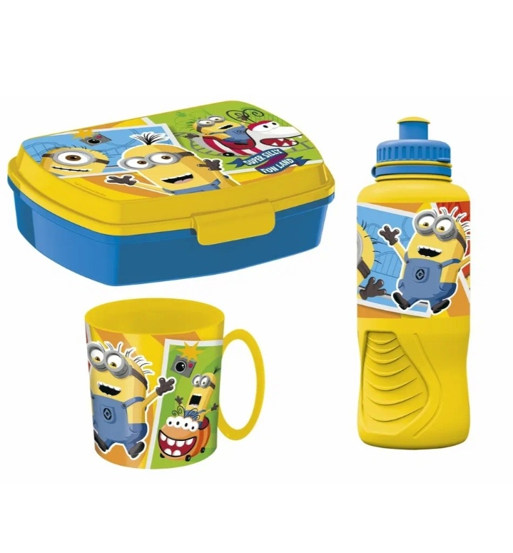 Детская посуда с дизайном "Миньоны"