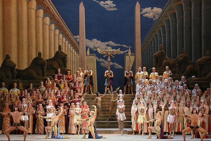 «Аида» в постановке Алексея Степанюка на сцене Мариинского театра © Мариинский театр