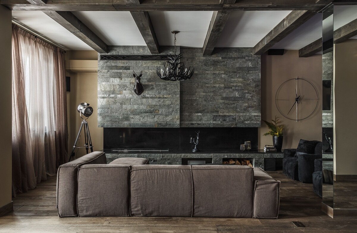 Дизайн интерьера в стиле брутализм (фото: i.pinimg.com)