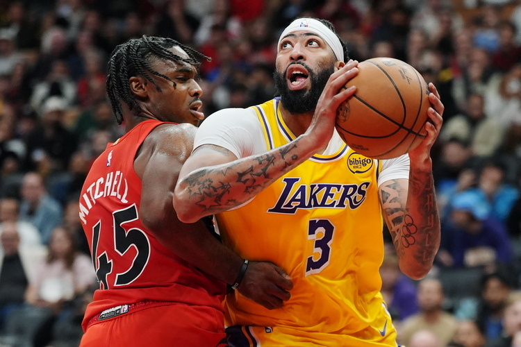    Энтони Дэвис (№3) / фото: Frank Gunn, Keystone Press Agency, globallookpress.com