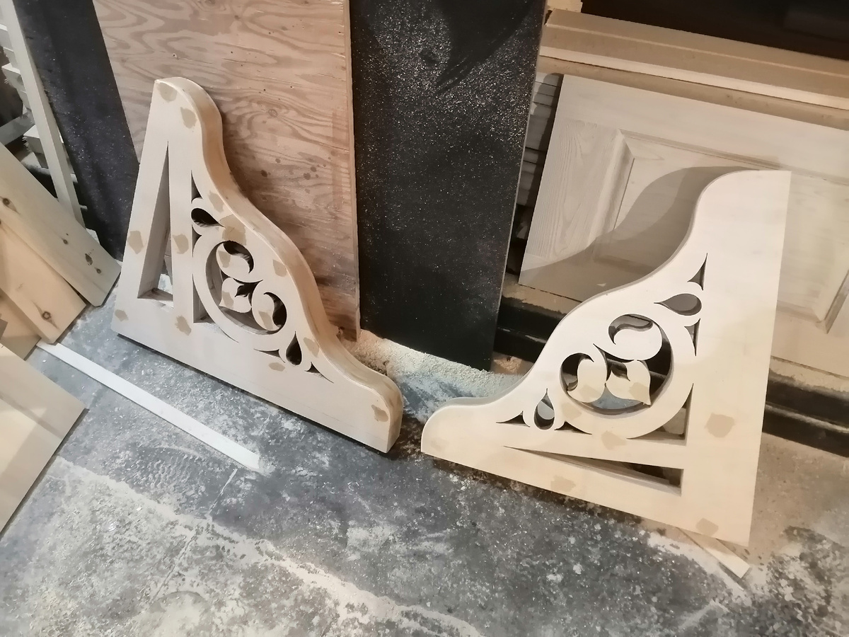 Вот так это всё выглядело перед покраской.