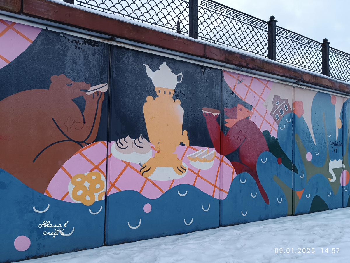 1 из 4. На Советском проспекте, вернее как бы под ним у реки.