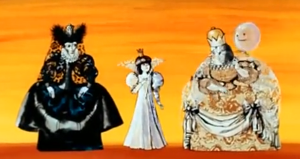 Кадр из мультфильма. Три королевы.