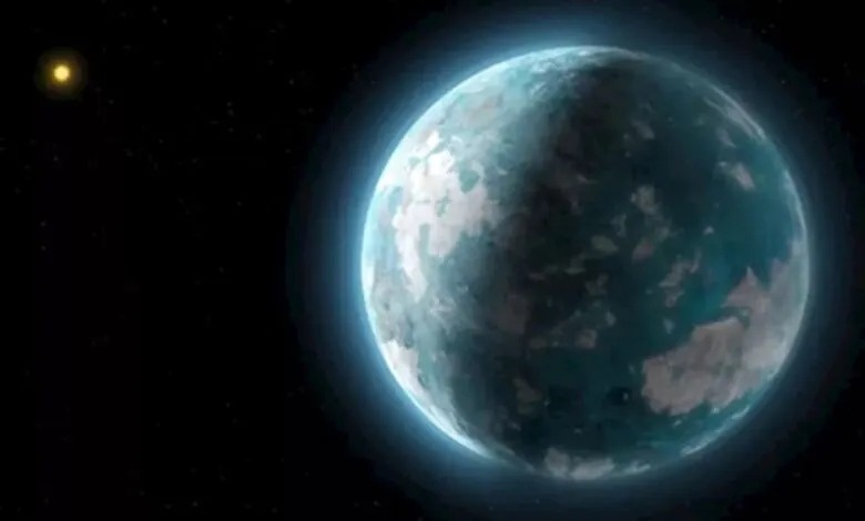 Супер Земля в представлении ИИ с сайта new-science.ru