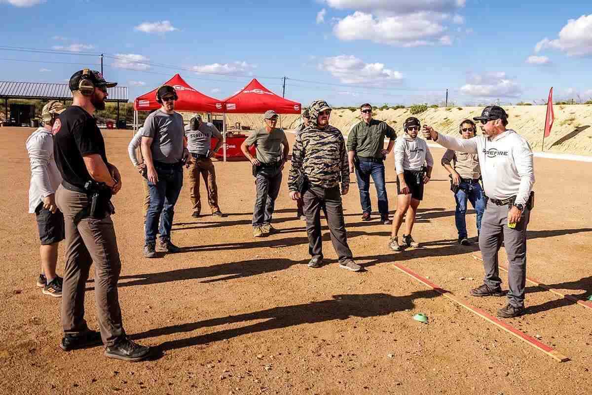 Тренировочные мероприятия проходили на ранчо «Стаккато», расположенном недалеко от города Остин, штат Техас. На территории ранчо «Стаккато» оборудован современный стрелковый комплекс, включающий в себя крытые и открытые площадки для стрельбы, ловушки, спортивные мишени, соревновательные тиры, а также ковбойский тир.