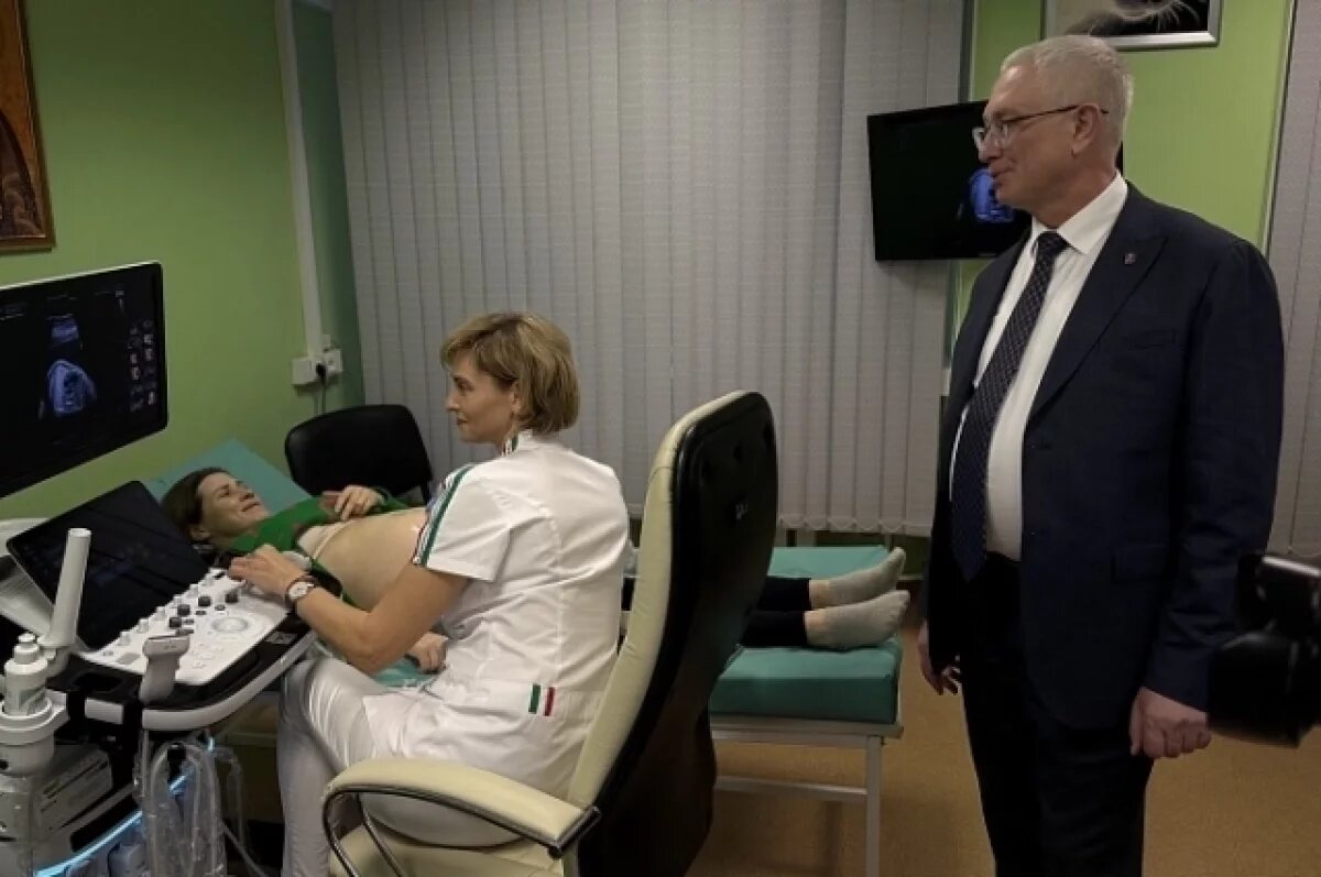    В Тульском перинатальном центре появился новый аппарат УЗИ