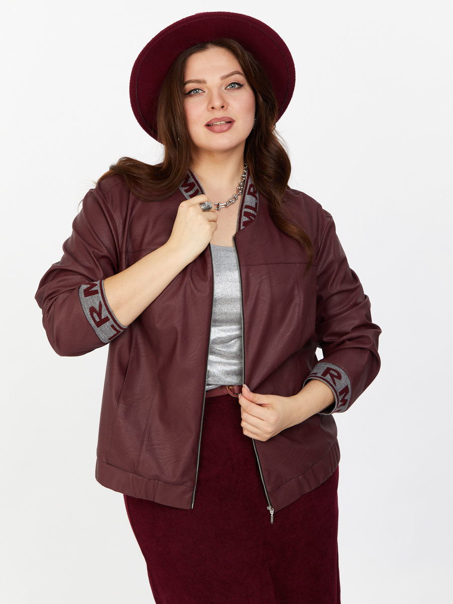 Кожаный бомбер в самых модных оттенках сезона.