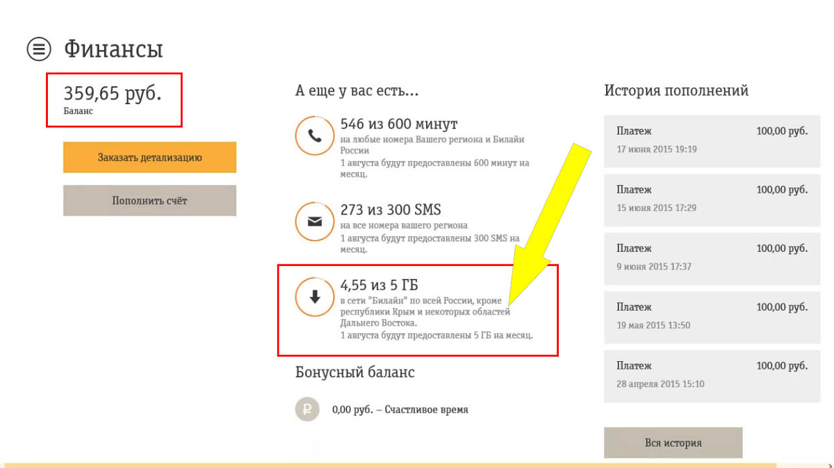    Как быстро и легко узнать баланс Билайн