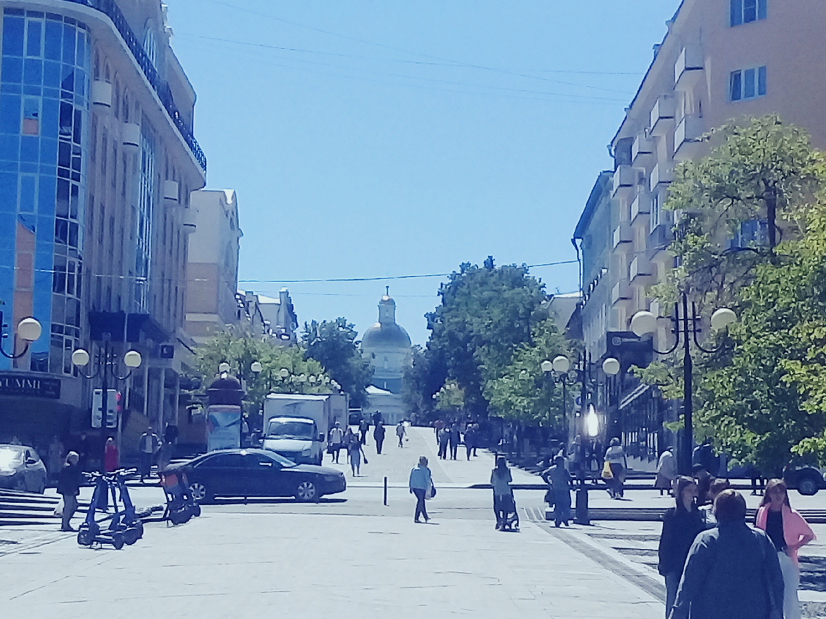 Подъём к Спасскому собору 