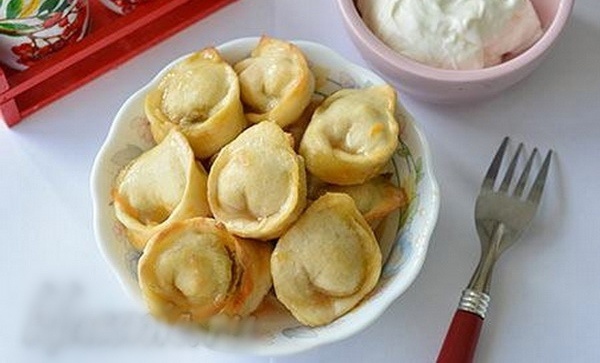 Кундюмы с капустой и грибами 