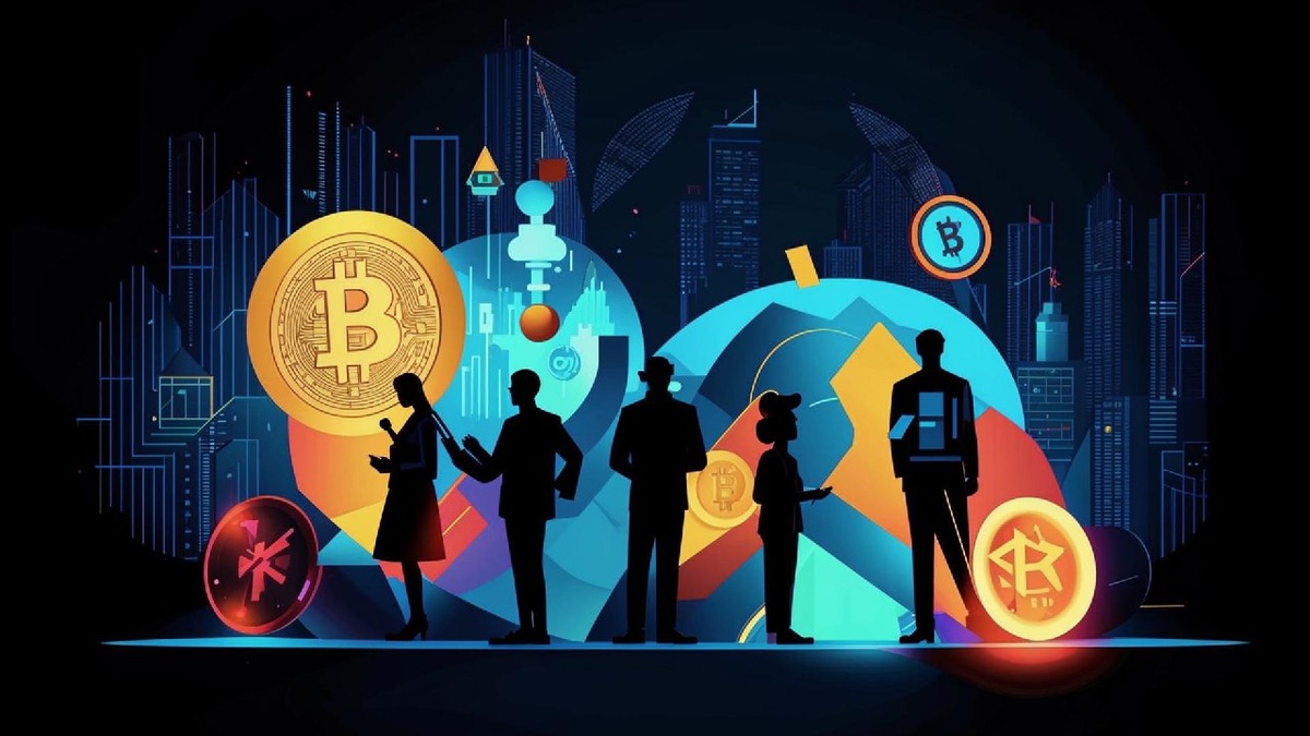 Как крупные игроки манипулируют крипторынком — схематичная иллюстрация