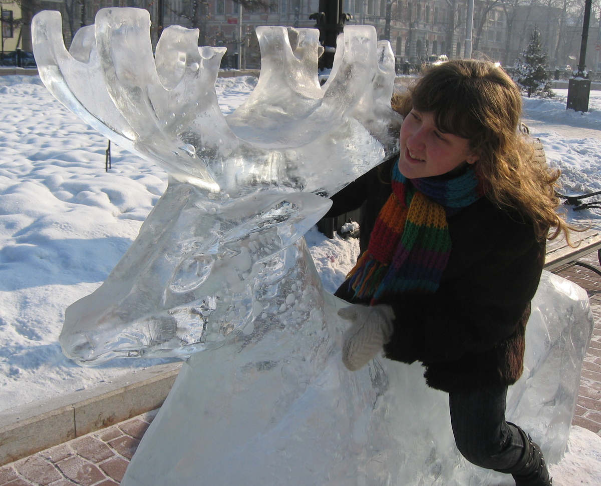 зима 2007-2008 годов; моя подруга Надя