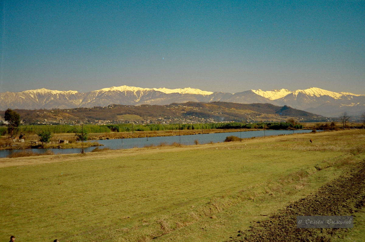 Вид на Имеретинку. Сейчас здесь Олимпийский парк. © Семён Симонов