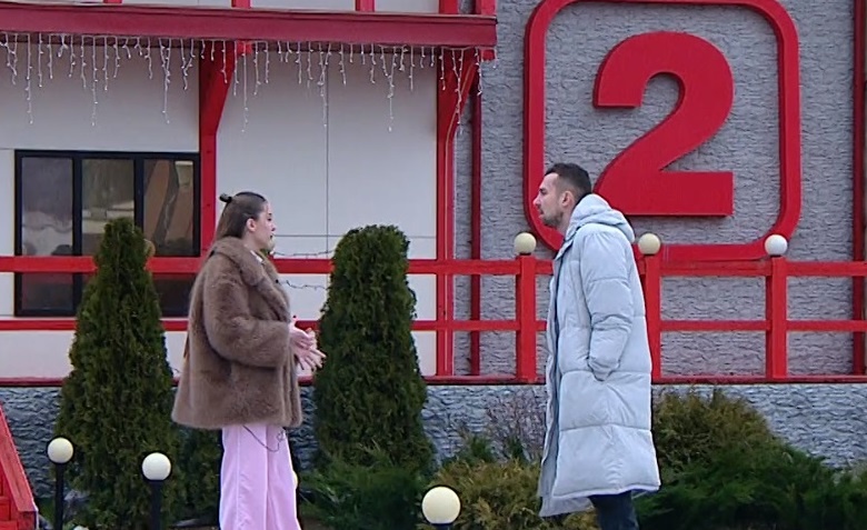 Катя Квашникова и Вадим Ползов (фото из эфира на «Okko»)