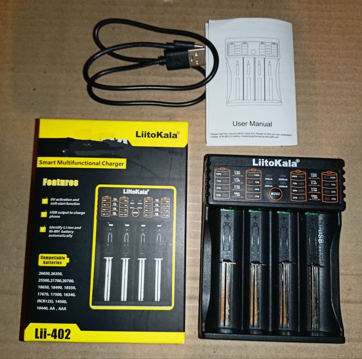 Комплект зарядного устройства